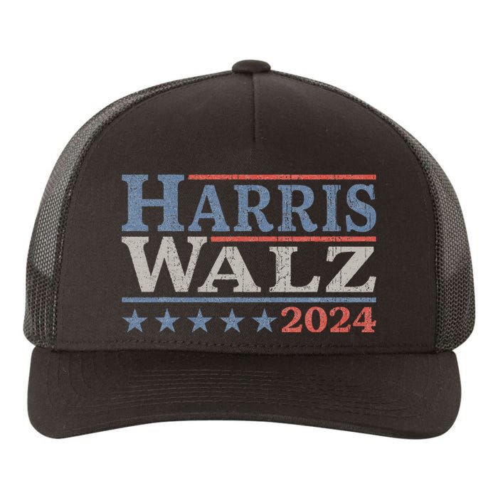 Harris Walz Waltz 2024 Election Kamala Harris Tim Waltz 2024 Yupoong Adult 5-Panel Trucker Hat