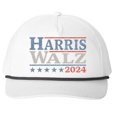 Harris Walz Waltz 2024 Election Kamala Harris Tim Waltz 2024 Snapback Five-Panel Rope Hat