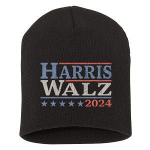 Harris Walz Waltz 2024 Election Kamala Harris Tim Waltz 2024 Short Acrylic Beanie