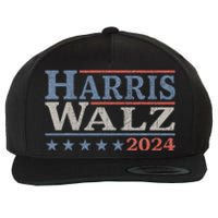 Harris Walz Waltz 2024 Election Kamala Harris Tim Waltz 2024 Wool Snapback Cap