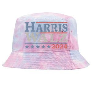 Harris Walz Waltz 2024 Election Kamala Harris Tim Waltz 2024 Tie-Dyed Bucket Hat