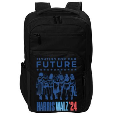 Harris Walz Waltz 2024 Harris Walz Future Button Election Impact Tech Backpack