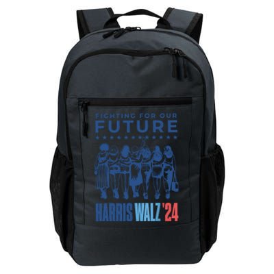 Harris Walz Waltz 2024 Harris Walz Future Button Election Daily Commute Backpack