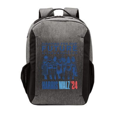 Harris Walz Waltz 2024 Harris Walz Future Button Election Vector Backpack