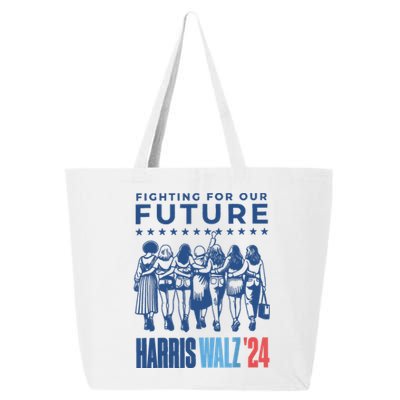 Harris Walz Waltz 2024 Harris Walz Future Button Election 25L Jumbo Tote