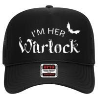 Her Warlock Witch Halloween Matching Couples Costumes High Crown Mesh Back Trucker Hat