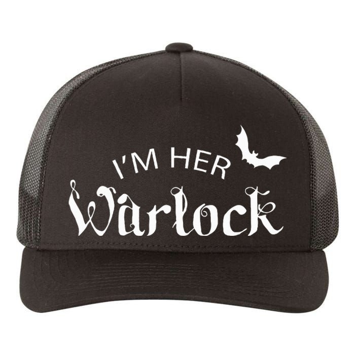 Her Warlock Witch Halloween Matching Couples Costumes Yupoong Adult 5-Panel Trucker Hat