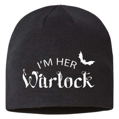 Her Warlock Witch Halloween Matching Couples Costumes Sustainable Beanie