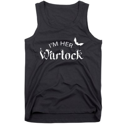 Her Warlock Witch Halloween Matching Couples Costumes Tank Top