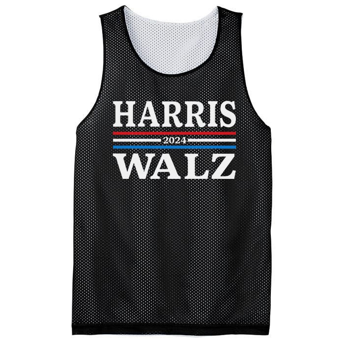 Harris Walz Waltz 2024 Election Kamala Harris Tim Waltz 2024 Mesh Reversible Basketball Jersey Tank