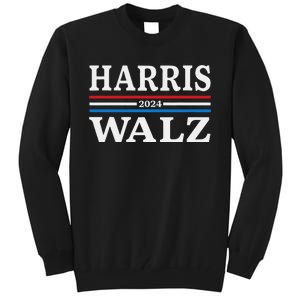 Harris Walz Waltz 2024 Election Kamala Harris Tim Waltz 2024 Tall Sweatshirt