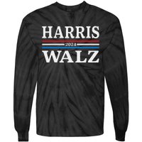 Harris Walz Waltz 2024 Election Kamala Harris Tim Waltz 2024 Tie-Dye Long Sleeve Shirt