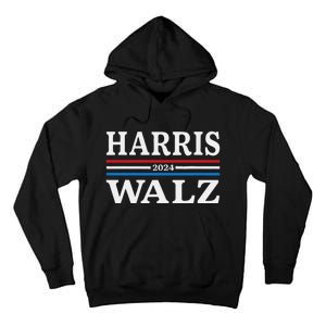 Harris Walz Waltz 2024 Election Kamala Harris Tim Waltz 2024 Tall Hoodie