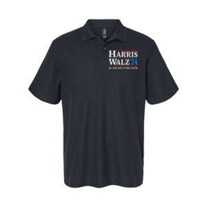 Harris Walz Waltz 2024 Election Kamala Harris Tim Waltz 2024 Softstyle Adult Sport Polo