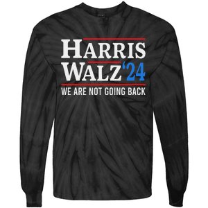 Harris Walz Waltz 2024 Election Kamala Harris Tim Waltz 2024 Tie-Dye Long Sleeve Shirt