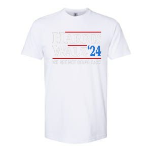 Harris Walz Waltz 2024 Election Kamala Harris Tim Waltz 2024 Softstyle CVC T-Shirt