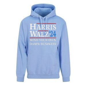 Harris Walz Waltz 2024 Mind Your Own Damn Business Unisex Surf Hoodie