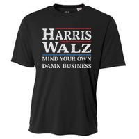 Harris Walz Waltz 2024 Mind Your Own Damn Business Cooling Performance Crew T-Shirt