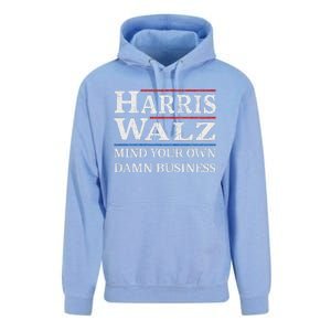 Harris Walz Waltz 2024 Mind Your Own Damn Business Unisex Surf Hoodie