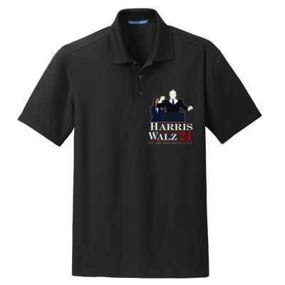 Harris Waltz We Are Not Going Back Kamala Harris 2024 Dry Zone Grid Polo