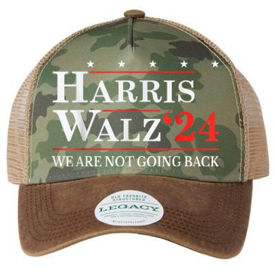 Harris Waltz We Are Not Going Back Kamala Harris 2024 Legacy Tie Dye Trucker Hat