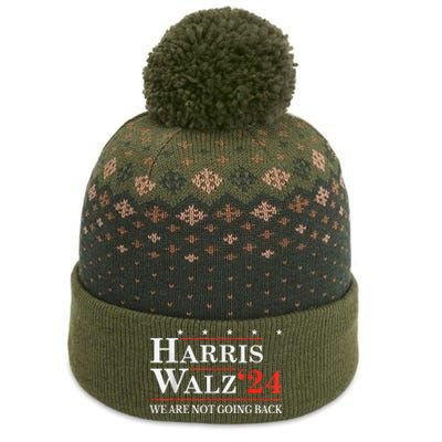 Harris Waltz We Are Not Going Back Kamala Harris 2024 The Baniff Cuffed Pom Beanie