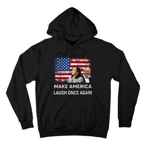 Harris Waltz Walz 2024 Make America Laugh Once Again Hoodie