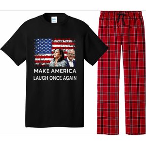 Harris Waltz Walz 2024 Make America Laugh Once Again Pajama Set