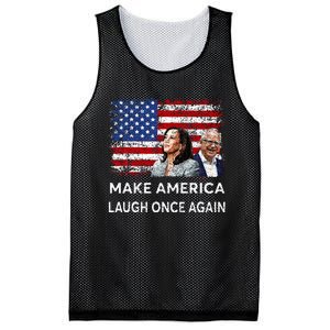 Harris Waltz Walz 2024 Make America Laugh Once Again Mesh Reversible Basketball Jersey Tank