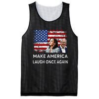 Harris Waltz Walz 2024 Make America Laugh Once Again Mesh Reversible Basketball Jersey Tank