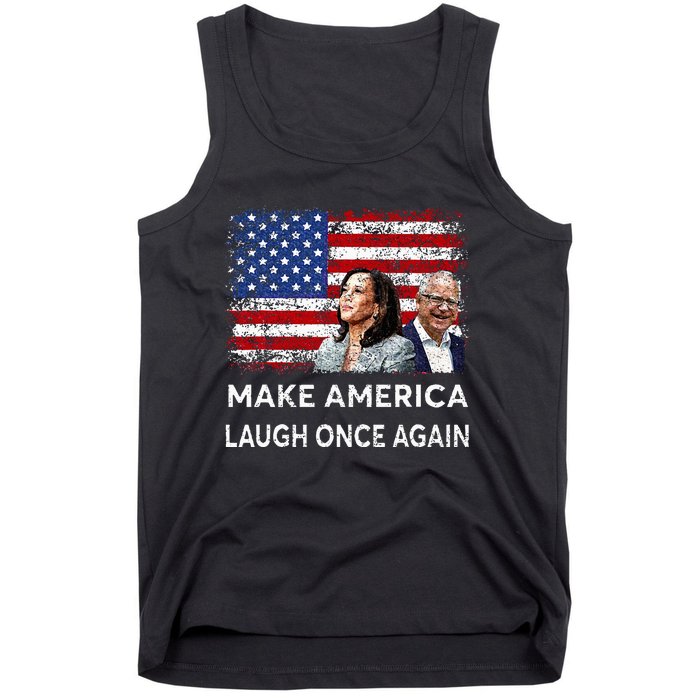 Harris Waltz Walz 2024 Make America Laugh Once Again Tank Top