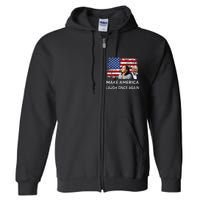 Harris Waltz Walz 2024 Make America Laugh Once Again Full Zip Hoodie