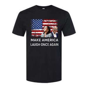 Harris Waltz Walz 2024 Make America Laugh Once Again Softstyle CVC T-Shirt