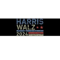 Harris Walz Waltz 2024 Retro Vintage Distressed Design Bumper Sticker