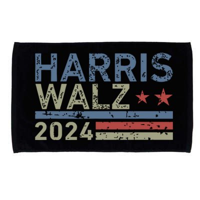 Harris Walz Waltz 2024 Retro Vintage Distressed Design Microfiber Hand Towel