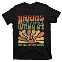 Harris Walz Waltz 2024 Mind Your Own Damn Business T-Shirt