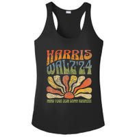 Harris Walz Waltz 2024 Mind Your Own Damn Business Ladies PosiCharge Competitor Racerback Tank