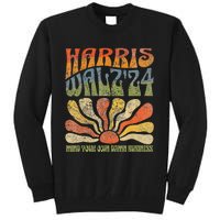 Harris Walz Waltz 2024 Mind Your Own Damn Business Tall Sweatshirt