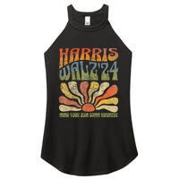 Harris Walz Waltz 2024 Mind Your Own Damn Business Women's Perfect Tri Rocker Tank