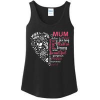 Heart With Words Of Kindness Mother's Day Gift Design For Mum Ladies Essential Tank