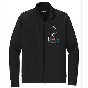 Harris Walz Waltz 2024 Election Funny Cat Ladies For Kamala Meaningful Gift Stretch Full-Zip Cadet Jacket