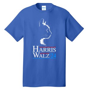 Harris Walz Waltz 2024 Election Funny Cat Ladies For Kamala Meaningful Gift Tall T-Shirt