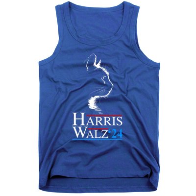 Harris Walz Waltz 2024 Election Funny Cat Ladies For Kamala Meaningful Gift Tank Top