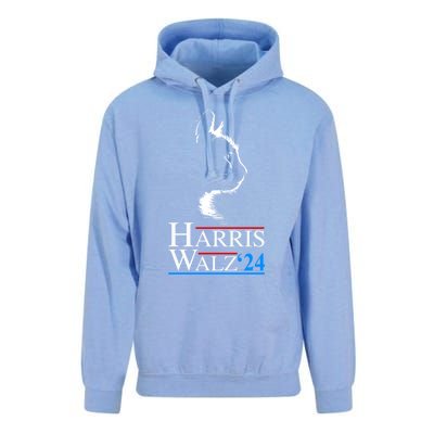 Harris Walz Waltz 2024 Election Funny Cat Ladies For Kamala Meaningful Gift Unisex Surf Hoodie