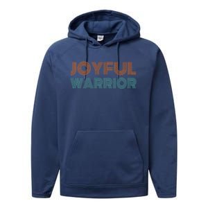 Harris Walz Waltz 2024 Kamala Harris Tim Walz Joyful Warrior Gift Performance Fleece Hoodie