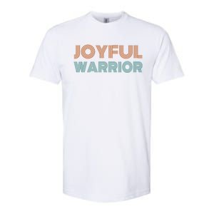 Harris Walz Waltz 2024 Kamala Harris Tim Walz Joyful Warrior Gift Softstyle CVC T-Shirt