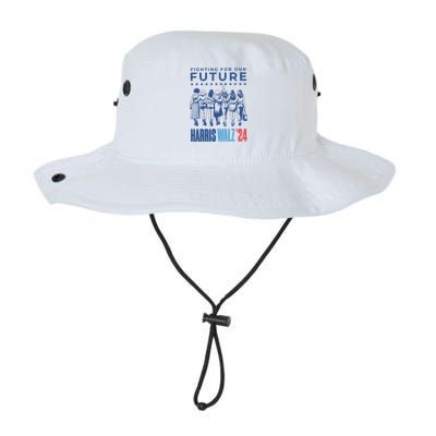 Harris Walz Waltz 2024 Harris Walz Future Button Election Legacy Cool Fit Booney Bucket Hat