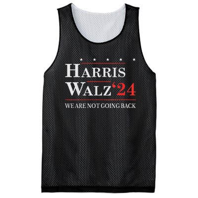 Harris Waltz We Are Not Going Back Kamala Harris 2024 Mesh Reversible Basketball Jersey Tank