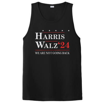 Harris Waltz We Are Not Going Back Kamala Harris 2024 PosiCharge Competitor Tank