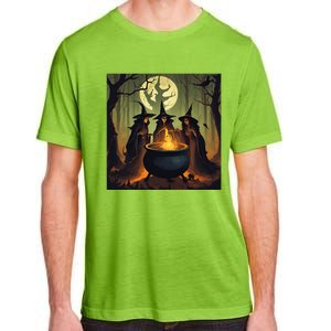 Halloween Witch Witches Gather Fall Casual Adult ChromaSoft Performance T-Shirt